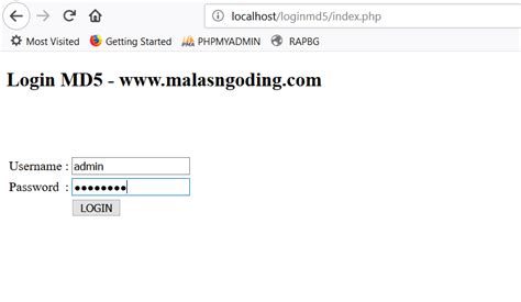 Membuat Login Dengan Php Dan Mysqli Menggunakan Md Malas Ngoding