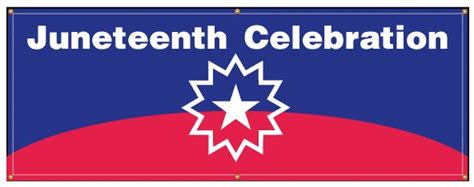 Buy our "Juneteenth Celebration" banner from Signs World Wide