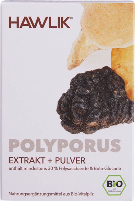 Polyporus Extrakt Pulver Kapseln Bio Hawlik Vitalabo