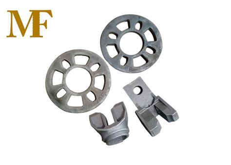 Layher Ringlock Scaffolding System Casted Steel Ledger End Head With Wedge