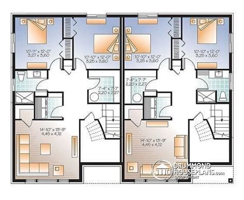 Elegant 4 Bedroom Semi Detached House Plans - New Home Plans Design