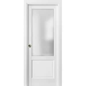 Sartodoors 2552 28 In X 96 In 3 Panel White Finished Wood Sliding