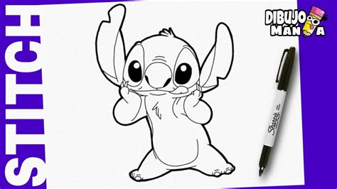 Como Dibujar A Stitch Paso A Paso Dibujos Faciles Kawaii Como Dibujar A