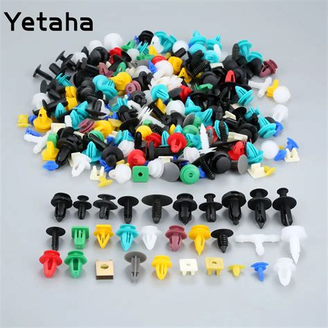 Yetaha Pcs Mixed Car Rivet Fastener Pins Types Universal Plastic