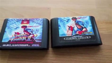 Chinese Sega Mega Drive Cartridge Of Street Fighter 2 Youtube