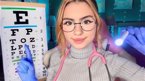 Asmr Realistic Eye Exam Light Test 👓 Detailed Doctor Roleplay Lens 1