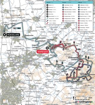 Dwars Door Vlaanderen 2024 Route Cyclingnews