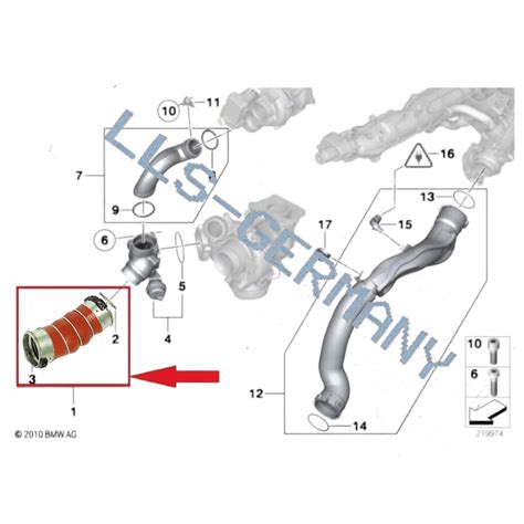 Durite Turbo Entr E D Air Pour Bmw Er Touring F D Xdrive