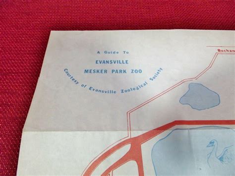 Vintage Mesker Park Zoo Map & Member Form Evansville, IN 1960s-70s ...