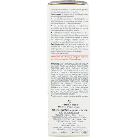 Avene Les Essentiels Beruhigende Maske Ml Pzn St