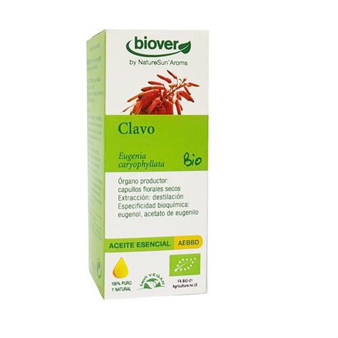 Clavo Aceite Esencial Bio Biover Ml M Squebio