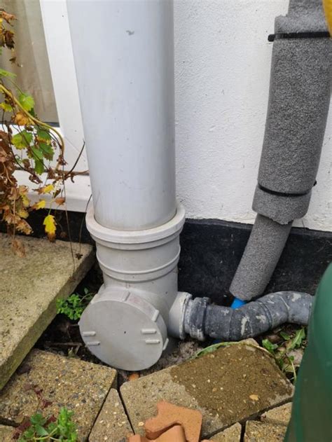 Leaking Boxed In Soil Pipe In Roof Of House Extension House