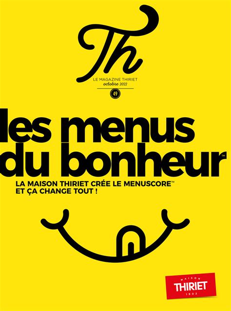 Magazine Thiriet TH N49 Les Menus Du Bonheur