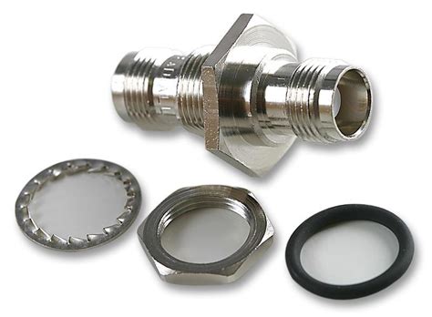 Radiall R Rf Coaxial Connector Female Gold Over Nickel