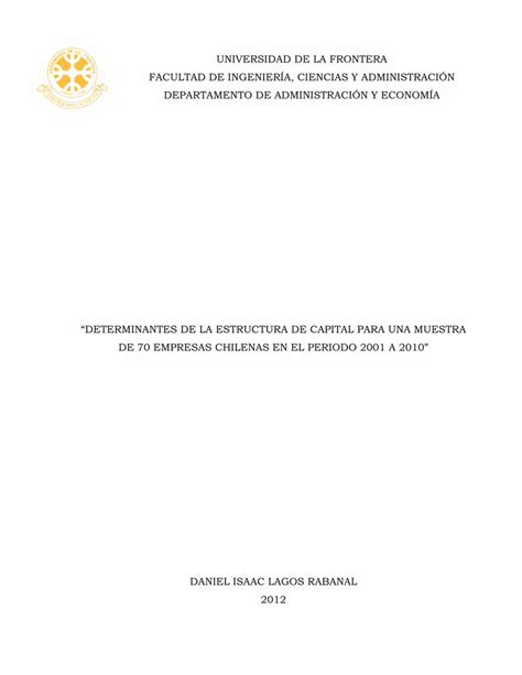 PDF DETERMINANTES DE LA ESTRUCTURA DE CAPITAL PARA UNA PDFSLIDE NET