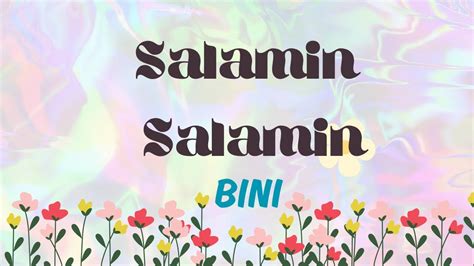 Salamin, Salamin(Lyrics)-BINI - YouTube