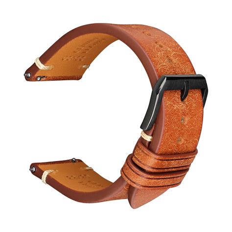 Natural Genuine Leather Watchband Quick Release Smart Watch Band 18mm 20mm 22mm 24mm For Fossil