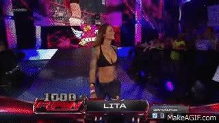 Lita Vs Heath Slater Raw July 23 2012 On Make A