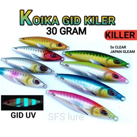 Metal Jig Gram Micro Jig Koika Gid Assist Hok Micro Jig Zebra Kiler