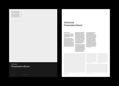 A3 Presentation Grid System For InDesign Portrait Behance