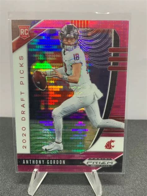 2020 PANINI PRIZM Draft Picks 149 Anthony Gordon Prizm Pink Pulsar EUR