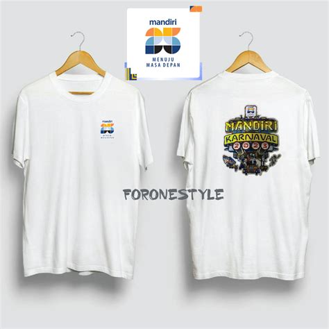 Jual Kaos Livin By Mandiri Kaos Hut Mandiri Tahun Kaos Mandiri