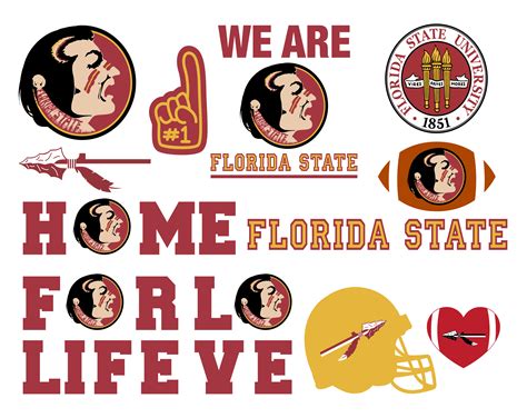 Florida State Seminoles Football Team Svg SMU Mustangs Svg Inspire Uplift