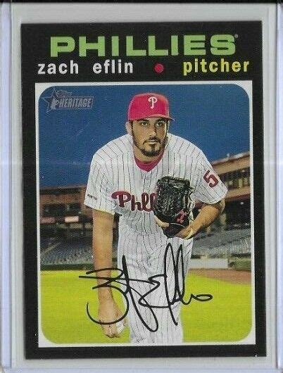 Heritage Zach Eflin Philadelphia Phillies Ebay