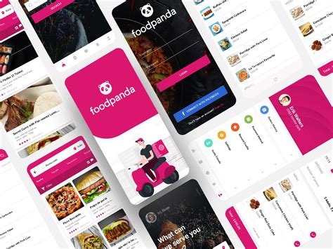 Foodpanda App Redesign 16 Screens