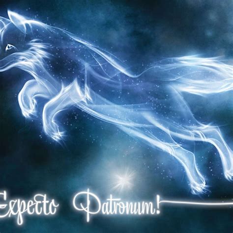 Harry Potter Patronus Animal Fox Wall Art | Digital Art