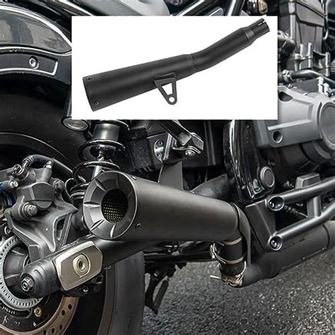 Lorababer Motorcycle Exhaust Slip On Muffler Silencer Pipe Tube Compatible With H