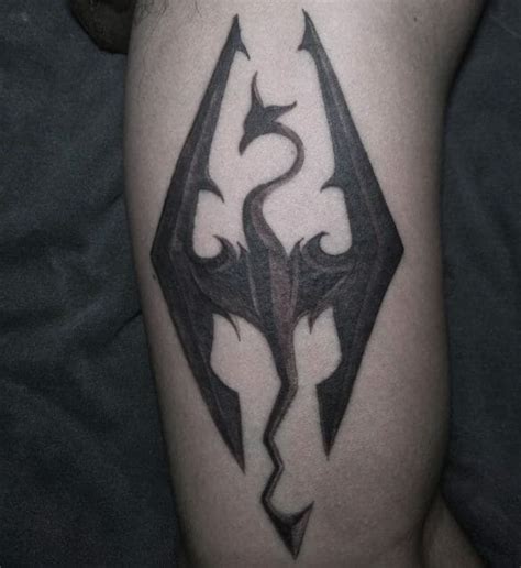 101 Amazing Skyrim Tattoo Ideas That Will Blow Your Mind!