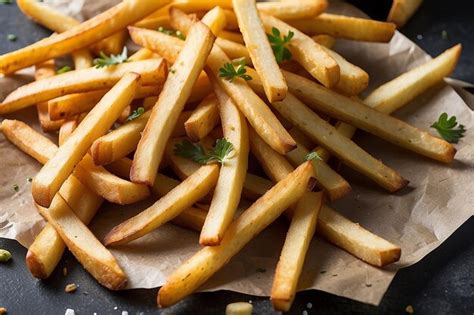 Premium Photo Crispy Golden French Fries