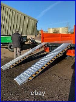 Aluminium Loading Ramps 6 TON Heavy Duty 3m Long Pair Includes VAT And