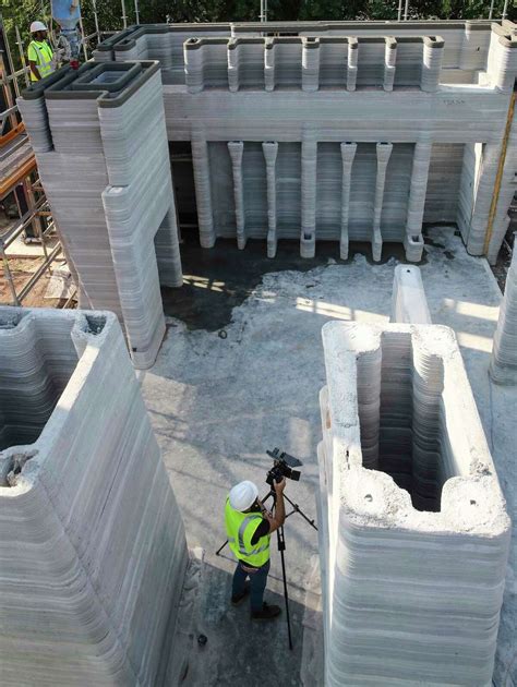 The First 3d Printed Two Story Concrete Home In The Us