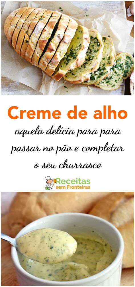 Creme de Alho para pão Dips Barbecue Recipes Yummy Appetizers Fresh