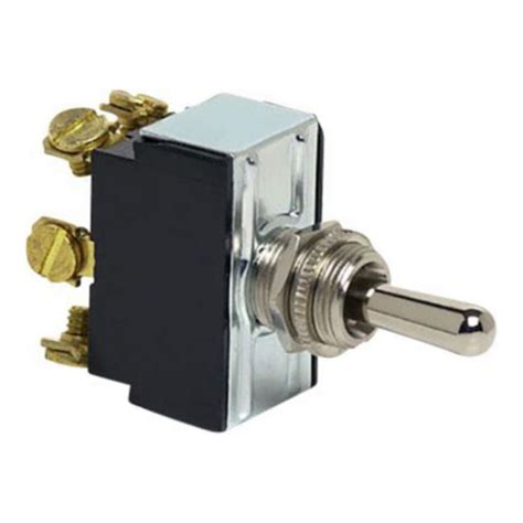 Cole Hersee On Off On Dpdt Screw Heavy Duty Toggle Switch Black