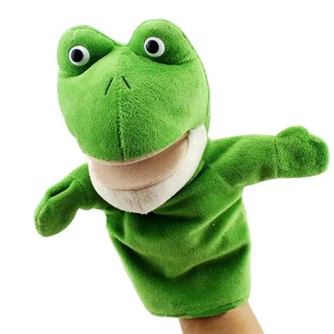 Bigmouth Hand Puppet Animal Plush Toys For Babies Adult With Movable