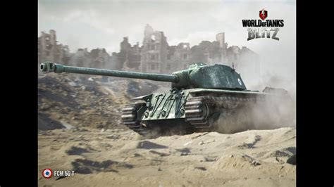 FCM 50 t в рандоме WOT Blitz супертест YouTube