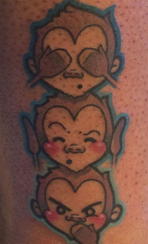 See No Evil Hear No Evil Speak No Evil Monkey Tattoos Evil Wise