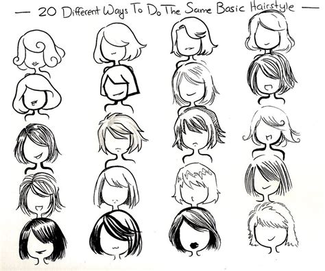 How To Draw Simple Hair