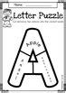 Alphabet Letter Puzzles Freebies By Miss Faleena Tpt