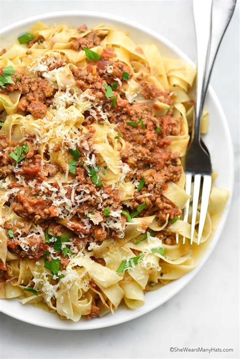 Bolognese Sauce Recipe She Wears Many Hats