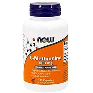 Now Suplementos L Metionina Mg Vitamina B Suporta