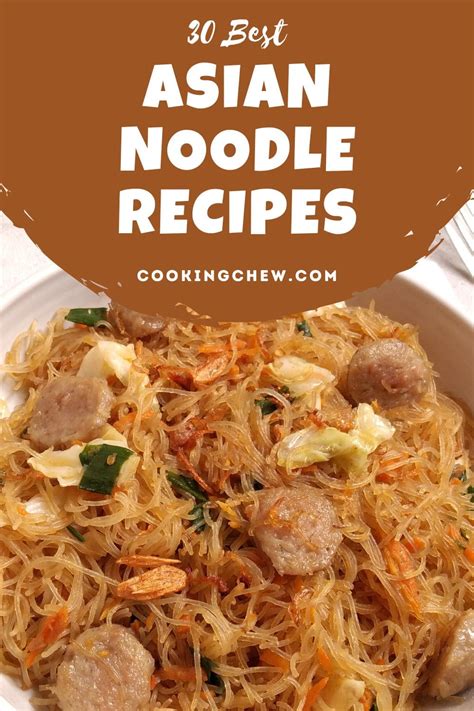 30 Best Asian Noodle Recipes Delicious Meals From Asia