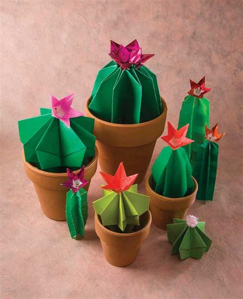 Make Your Own Origami Cactus Garden Phoenix Home And Garden