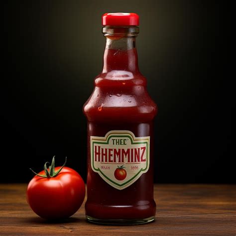 Premium Photo | Illustration of Advertising photography of Heinz glass ...