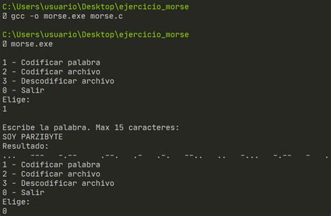 C Ejercicio Con C Digo Morse Y Archivos De Texto Parzibyte S Blog