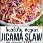 Jicama Slaw - Self Proclaimed Foodie