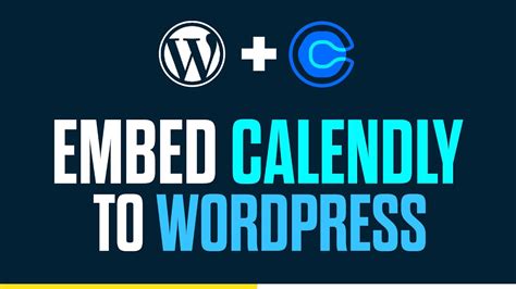 How To Embed Calendly On Wordpress Quick And Easy Youtube